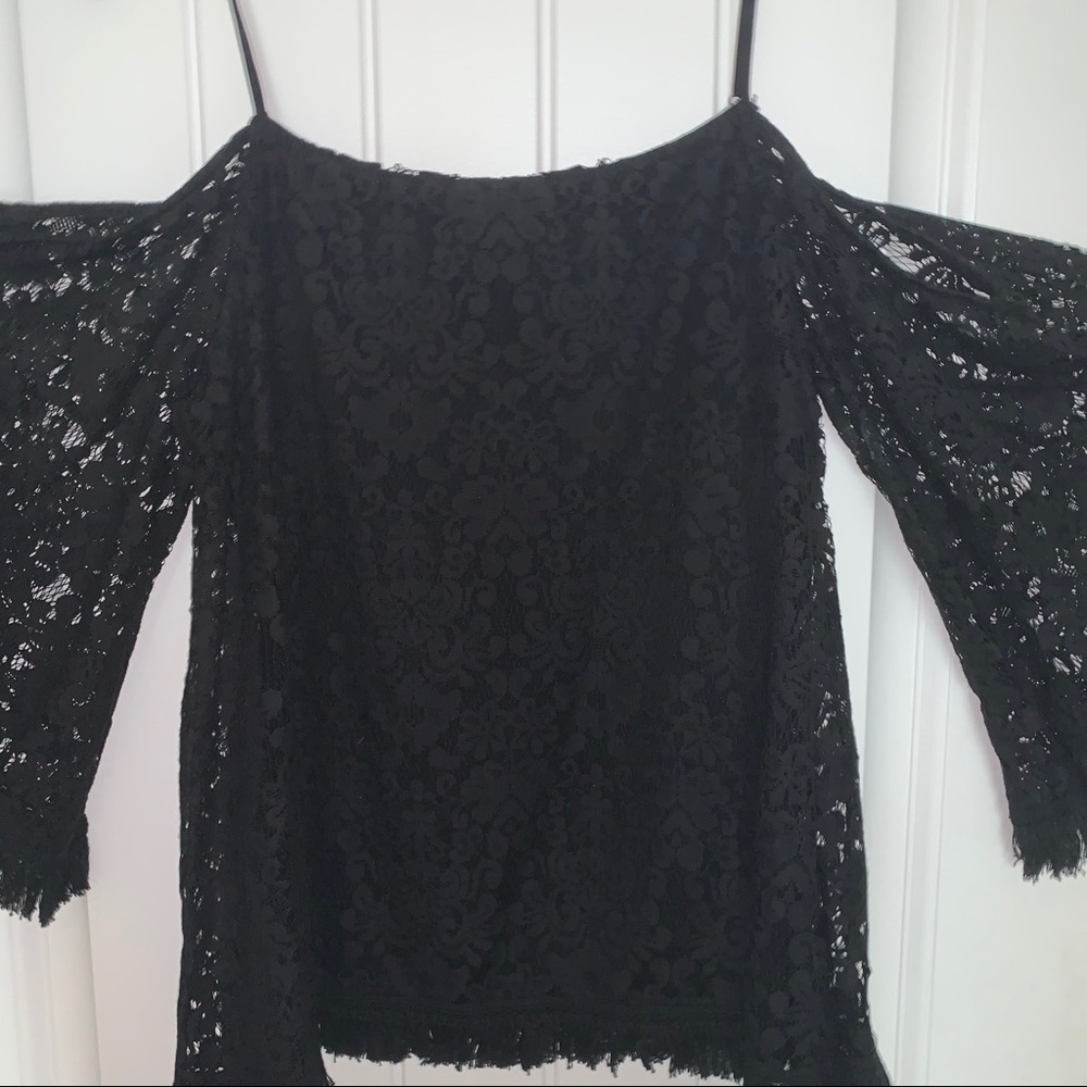 Black Lace Shirt